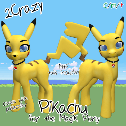 2Crazy Pika Magik Pony Mod