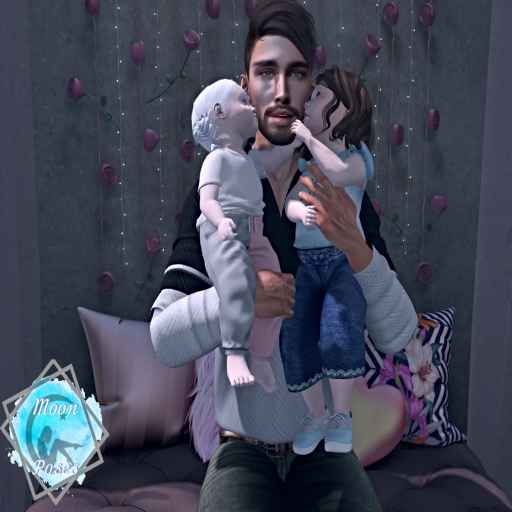 {Moon} Poses - Daddys Girls