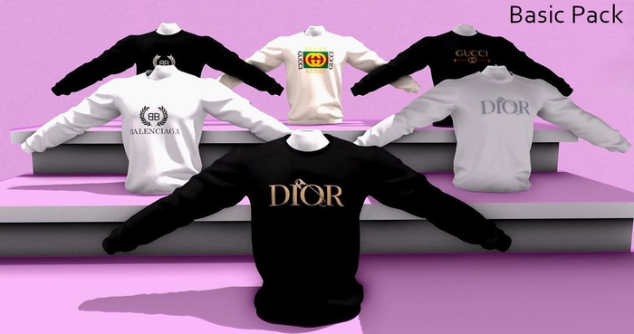 BB/ Designer Logo Sweaters - Basic Pack