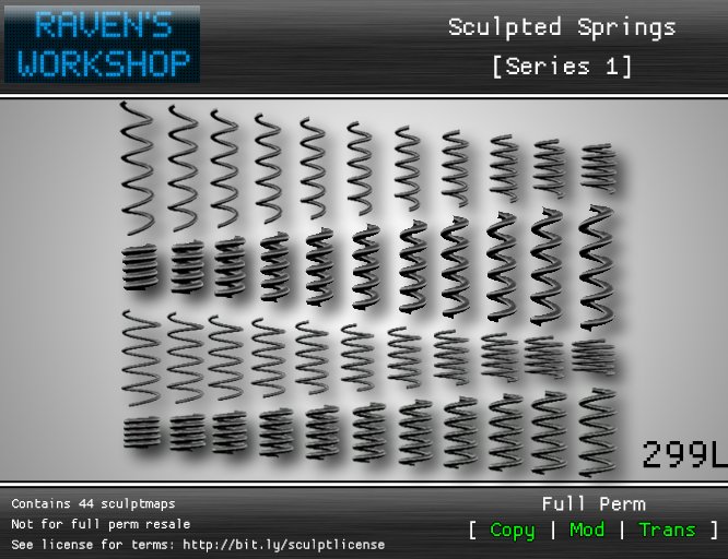 [RW] Sculpted Springs [Series 1] [ Full Perm ]