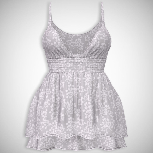 ChicModa // Lily Dress // FLORAL GRAY