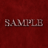 Zoy Texture [ Leather Wrinkle ] Seamless - Red