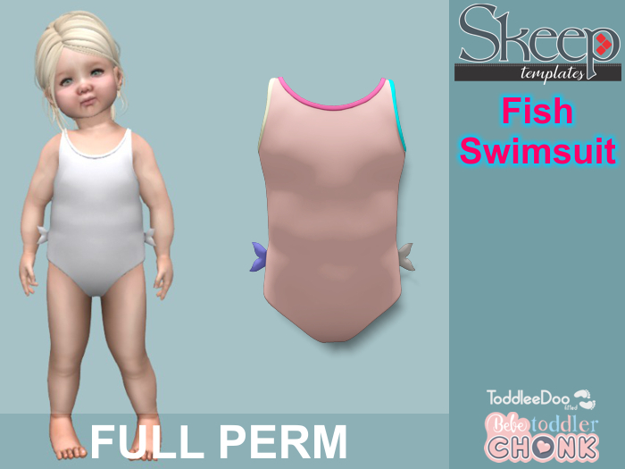 Skeep - Toddlers - Fish swimsuit