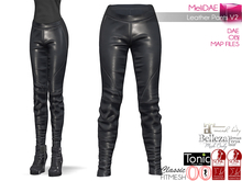 Dae, Obj, FBX, And Texture Files Leather Pants V2 Slink, Maitreya, Ocacin, Belleza, Freya, Venus, Voluptuous