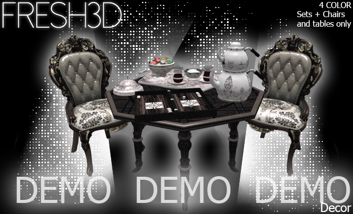 FRESH3D Tea Time Full Set DEMO