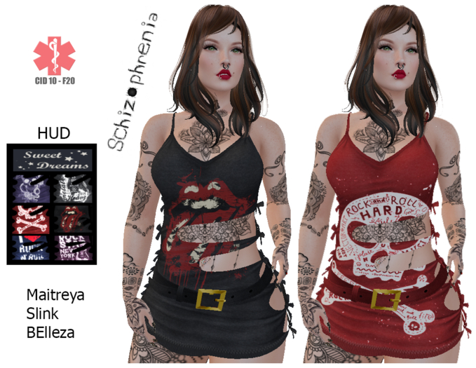 SCHIZOPHRENIA [Ripped Dress] FATPACK 1