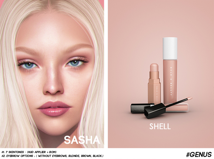 Bold & Beauty :: Sasha (Genus App) - Shell.
