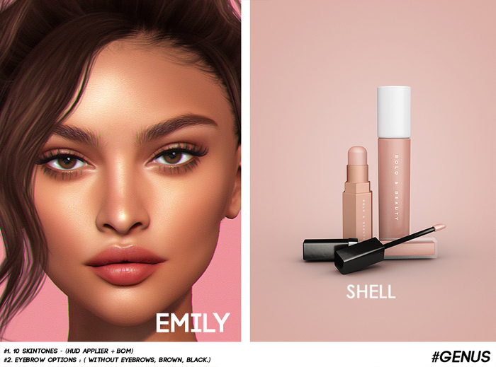 Bold & Beauty :: Emily (Genus App) - Shell.
