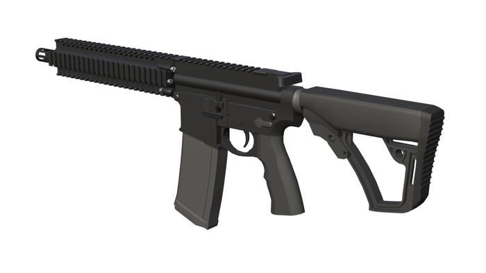 Full Perm Scripted DD MK 18 Tactical Assault Rifle by 3D Knights