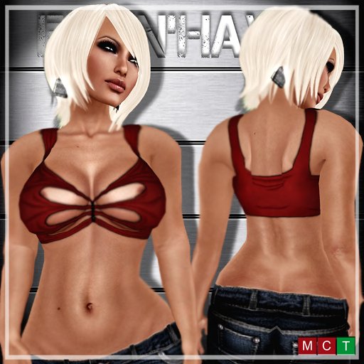 F'N'H - Rip'n'Perv Top - Red