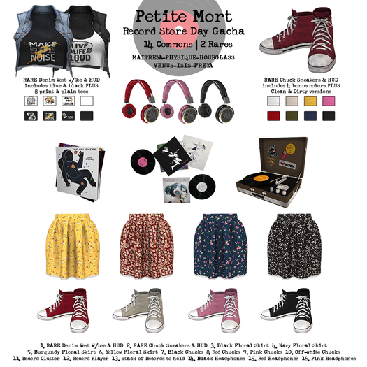 Petite Mort- Black RSD Chucks SLINK