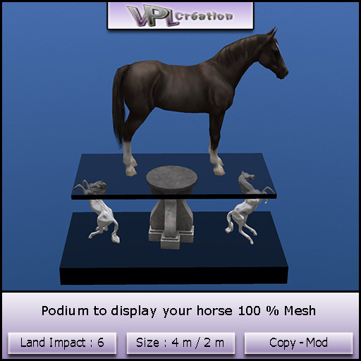 Boite Podium verre