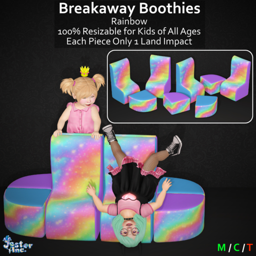 [Jester Inc.] Breakaway Boothies! (Rainbow)
