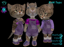 Dinkie Denim Dungaree set PURPLE 2013-2021