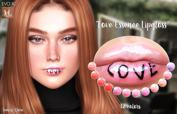 Temizi Store "Love Essence Lipgloss" (LeL EVO X - Evolution)