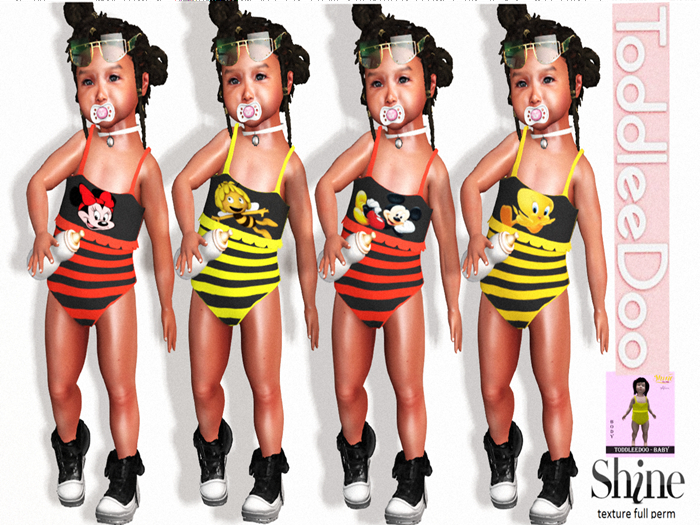 AJ   SHINE -ALICE BODY ~ToddleeDoo - Baby _TEXTURE FULL PERM