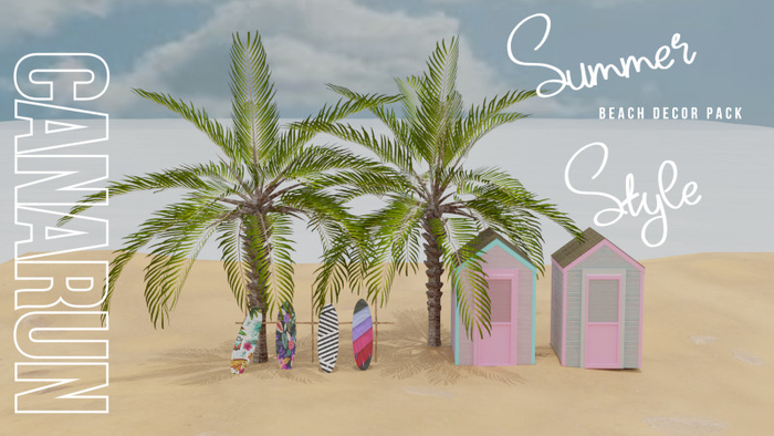 Beach Decor Pack - CANARUN - Summer Style