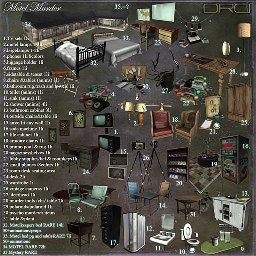 31 -DRD- Motel - Table and Plant