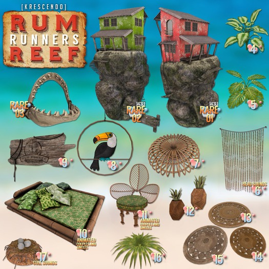 [Kres] Rum Runners Reef - 2 RARE