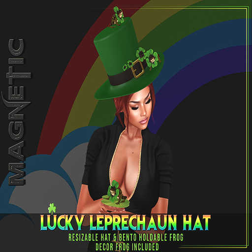 Magnetic - Lucky Lepercaun Hat (ADD ME)