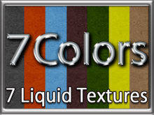 Zoy Texture [ Liquid 03 ] 7 Colors