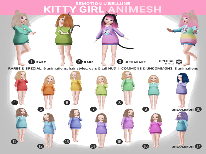 SEmotion Libellune Kitty Girl Animesh #4