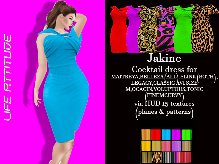 JAKINE-COCKTAIL DRESS / HUD