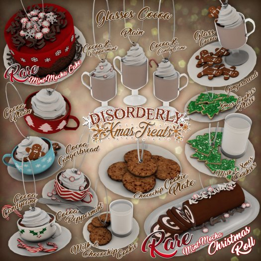 DISORDERLY. / XMAS TREATS / MINT MOCHA CHRISTMAS ROLL / RARE