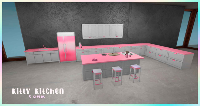 HEXAGON kitty kitchen full