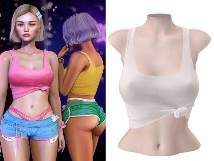 -[ vagrant ]- Chloe Top - White