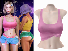 -[ vagrant ]- Chloe Top -Cold Pink