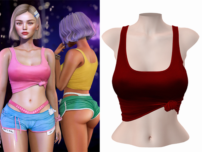 -[ vagrant ]- Chloe Top - Red