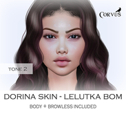 Corvus : Dorina Skin Lelutka Bom - Tone 2