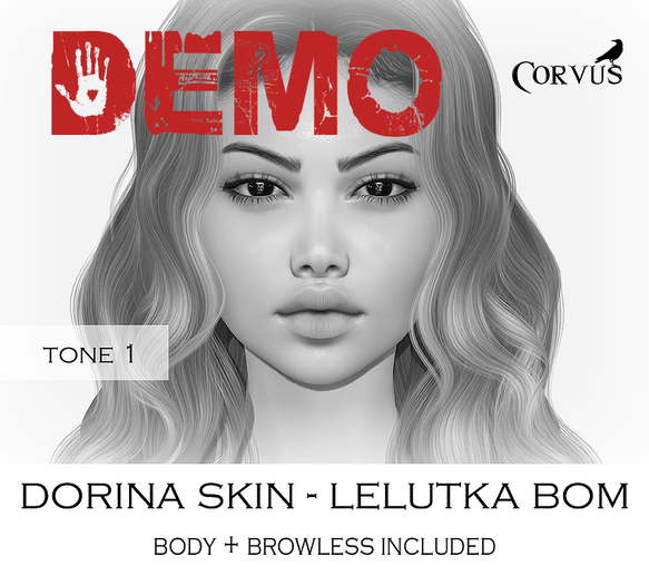 Corvus : DEMO Dorina Skin Lelutka BOM