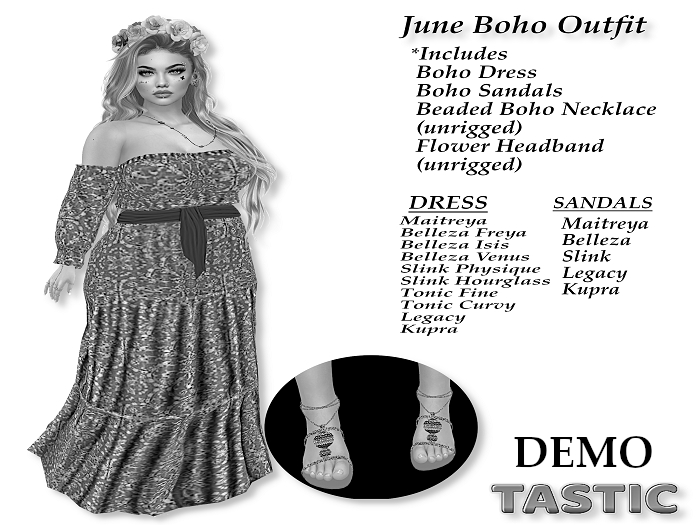 Tastic-June Boho Outfit Demo