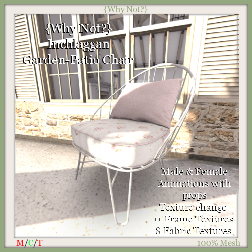 {Why Not?} Inchlaggan Garden-Patio Chair-Boxed