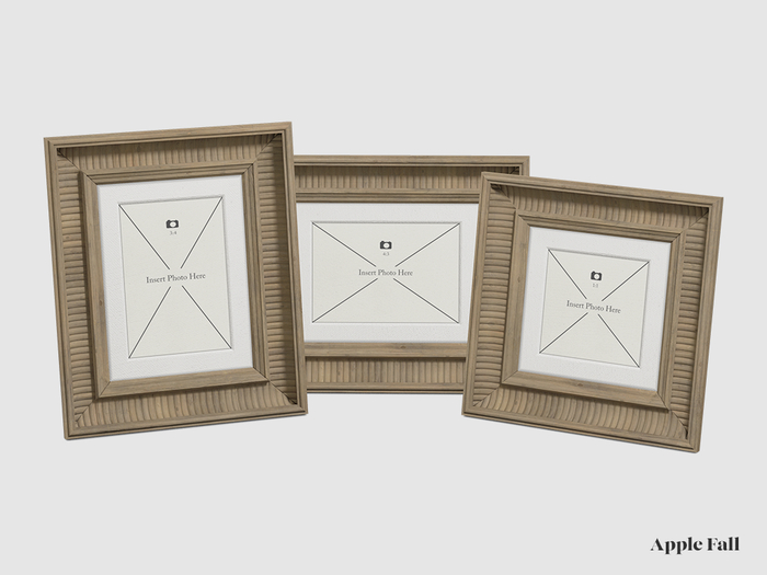 Apple Fall Sophia Frame Trio - Stripped Oak