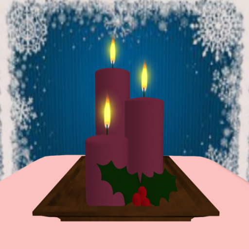 HOLLY MANTLE CANDLES Cranberry