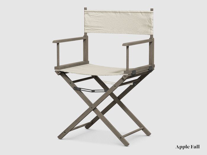 Apple Fall Directors Chair - Weathered Oak