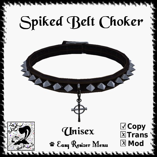 Spike Belt Choker
