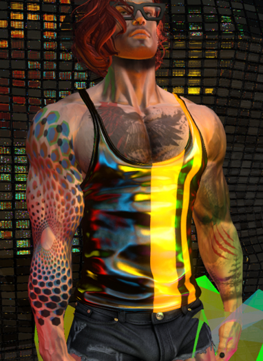 Rubber "Racing Stripes" Aesthetic Tank Top - Regimade