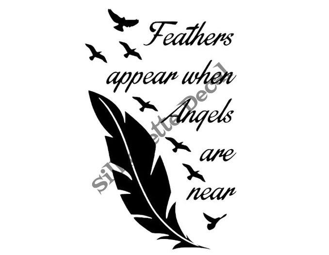 FEATHERS DECAL