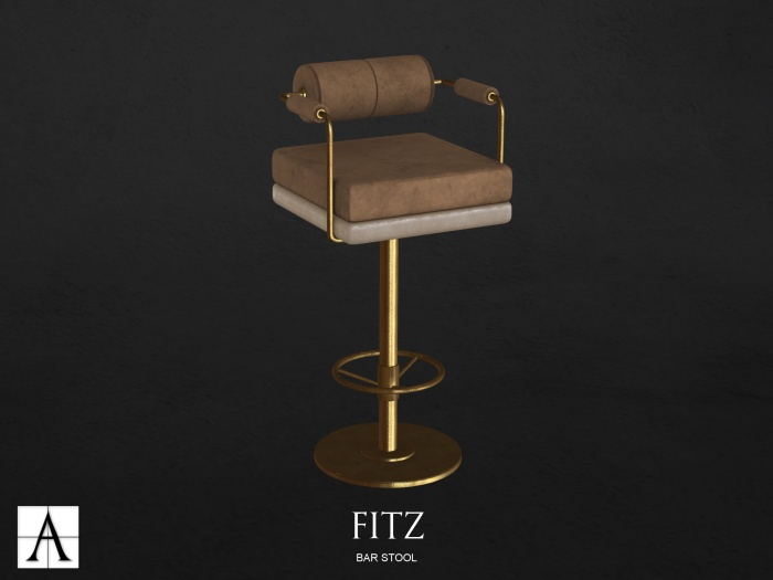 Architect. Fitz Stool (sand) 2LI