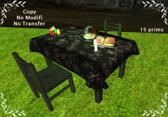 Table with Crystal Ball