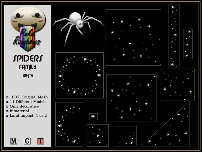 [PR] Spiders Family White (Boxed)