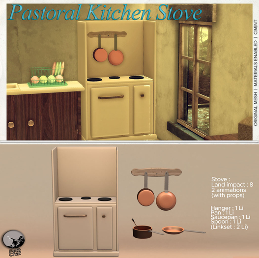 *PC* Pastoral Kitchen Stove