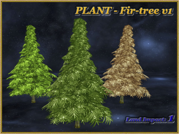 PLANT - Fir-tree v1 (1 LI) (Full perm)