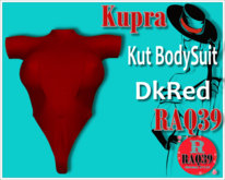 [R39] Kupra Kut BodySuit DkRed