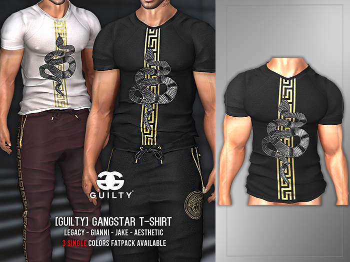 [GUILTY] MOD 035 GANGSTAR SHIRT BLACK