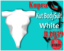 [R39] Kupra Kut BodySuit White